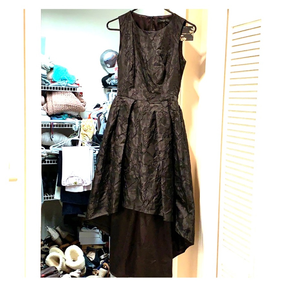 Size 0 Forest Lily Black Cocktail Dress NWT